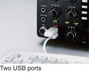Two USB ports
